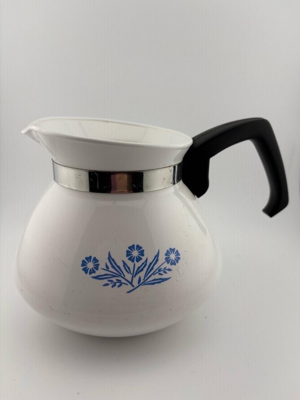 Corning Ware Cornflower 6 Cup Coffee Percolator Pot - no lid